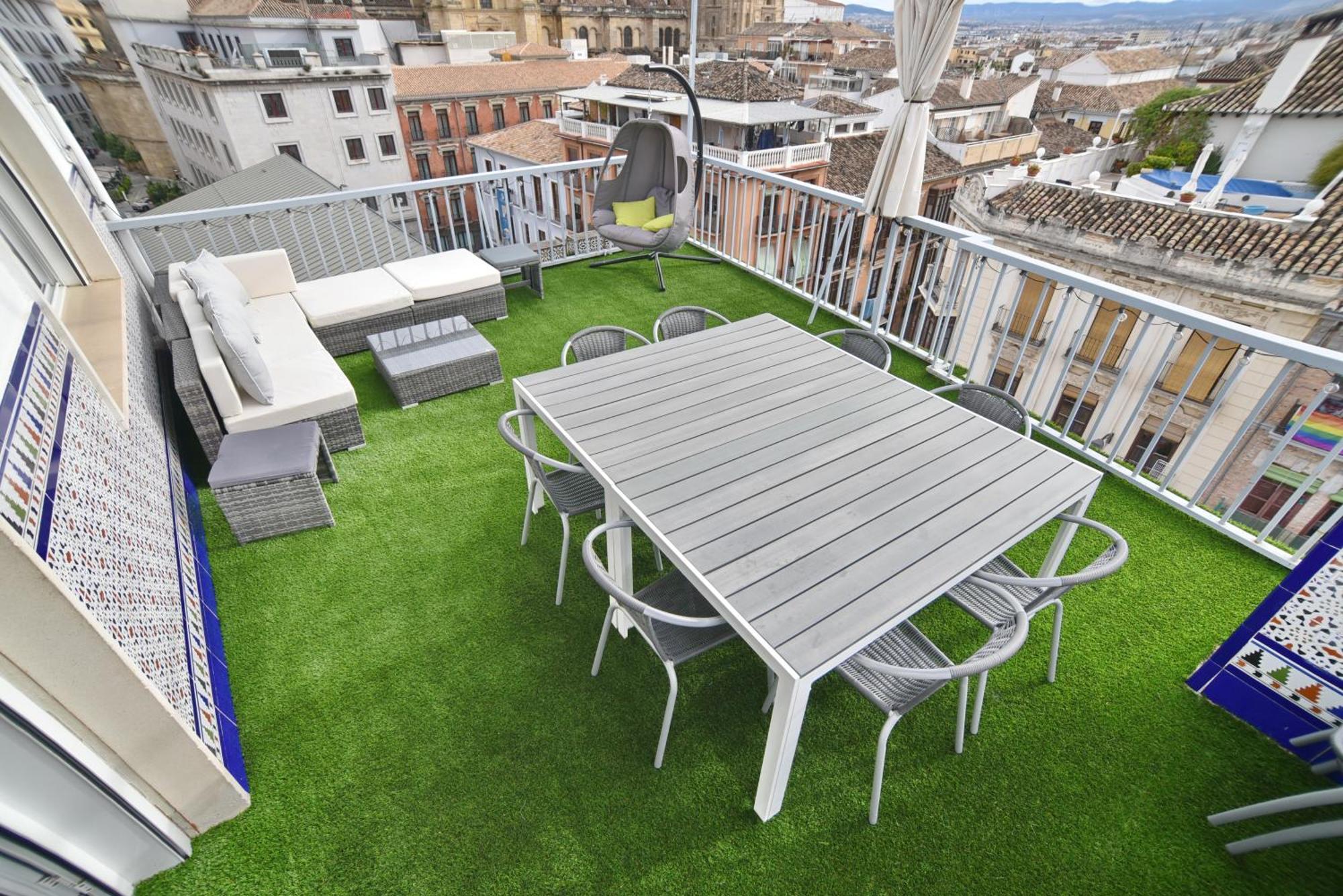Apartmán Atico Panorama Catedral Granada Exteriér fotografie