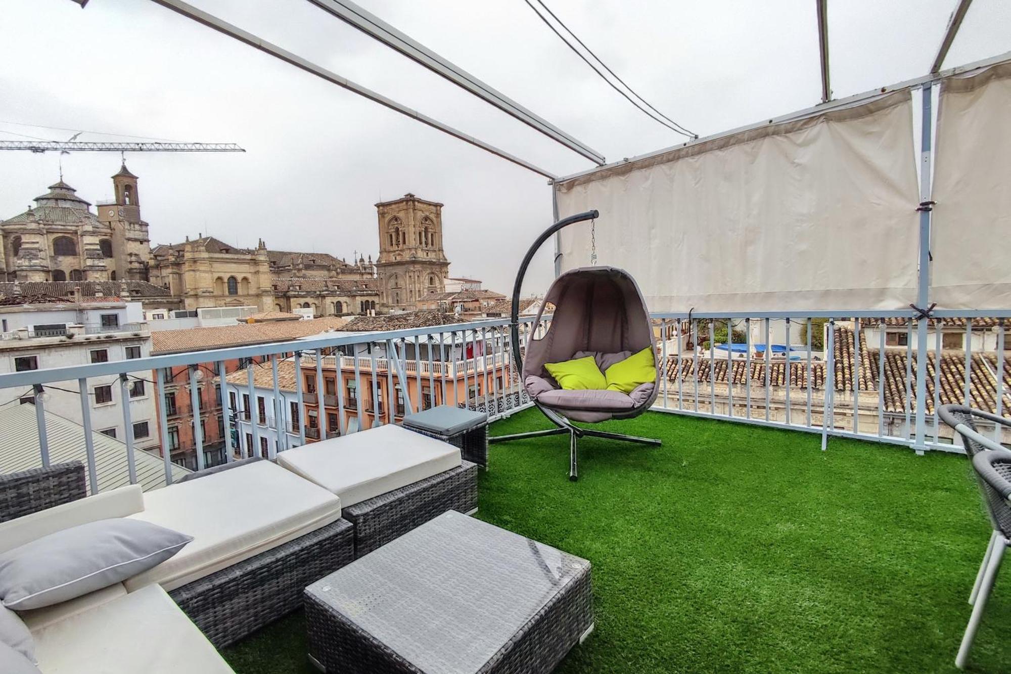 Apartmán Atico Panorama Catedral Granada Exteriér fotografie