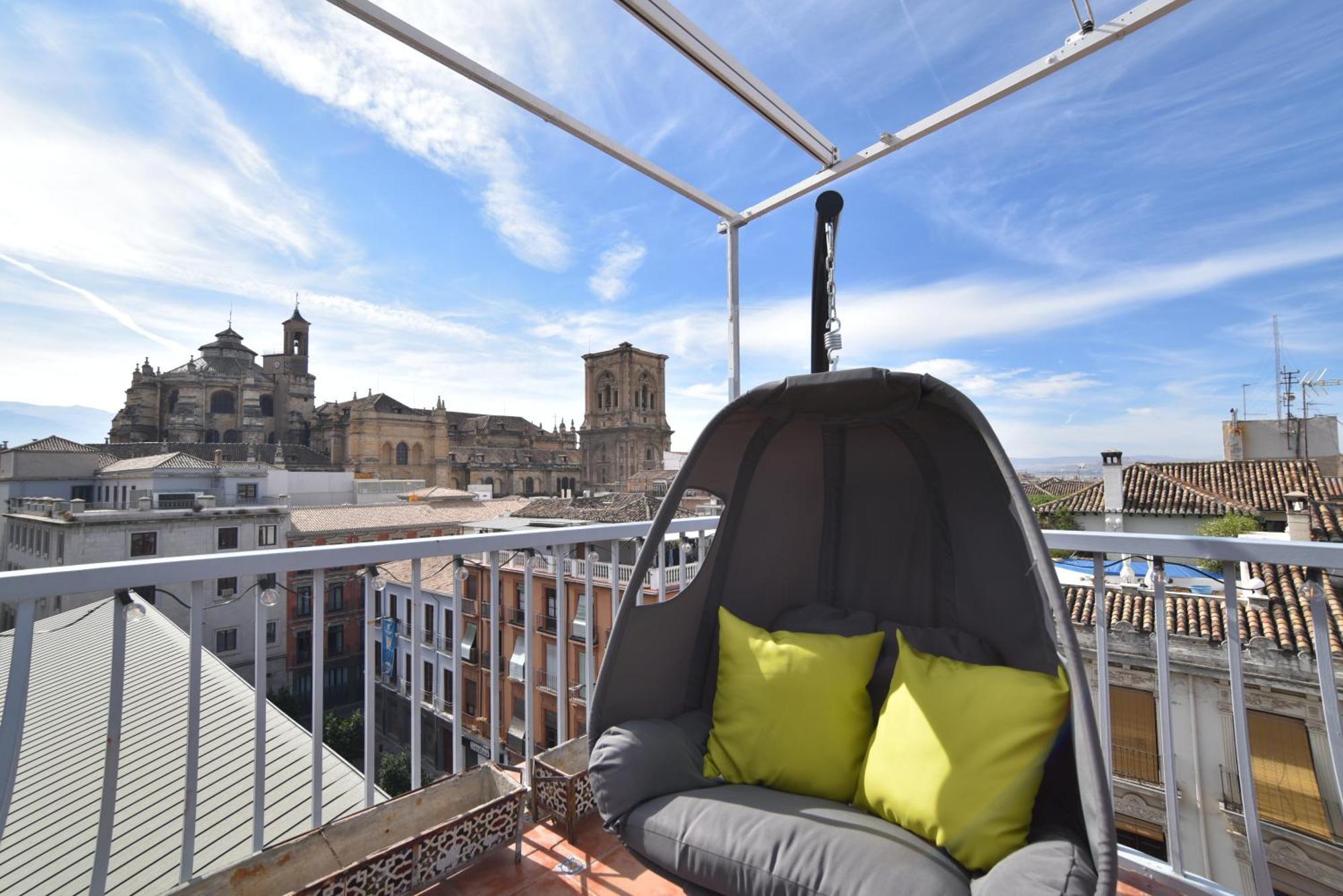 Apartmán Atico Panorama Catedral Granada Exteriér fotografie